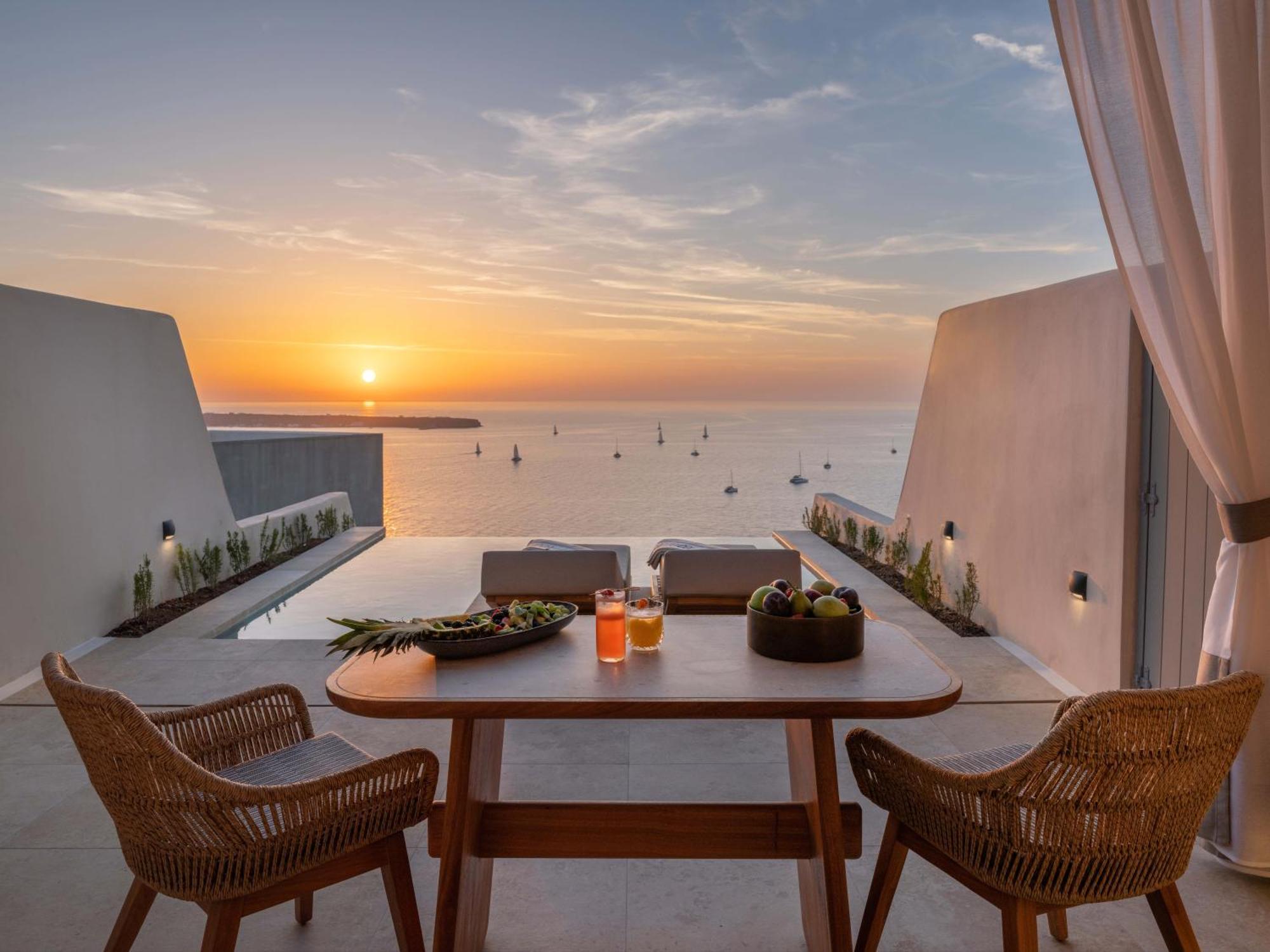 Santo Mine Oia Suites Buitenkant foto